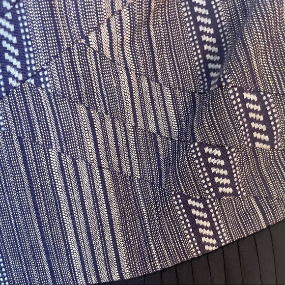 SABINE Navy Pleated Strapless Maxi Dress Size S - Picture 12 of 13